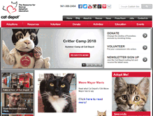 Tablet Screenshot of catdepot.org